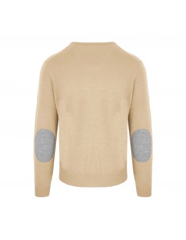 MAN ROUNDNECK SWEATER - BEIGE