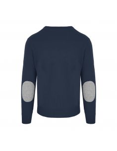 SCOLLO V CON TOPPE - BLUE NAVY 2